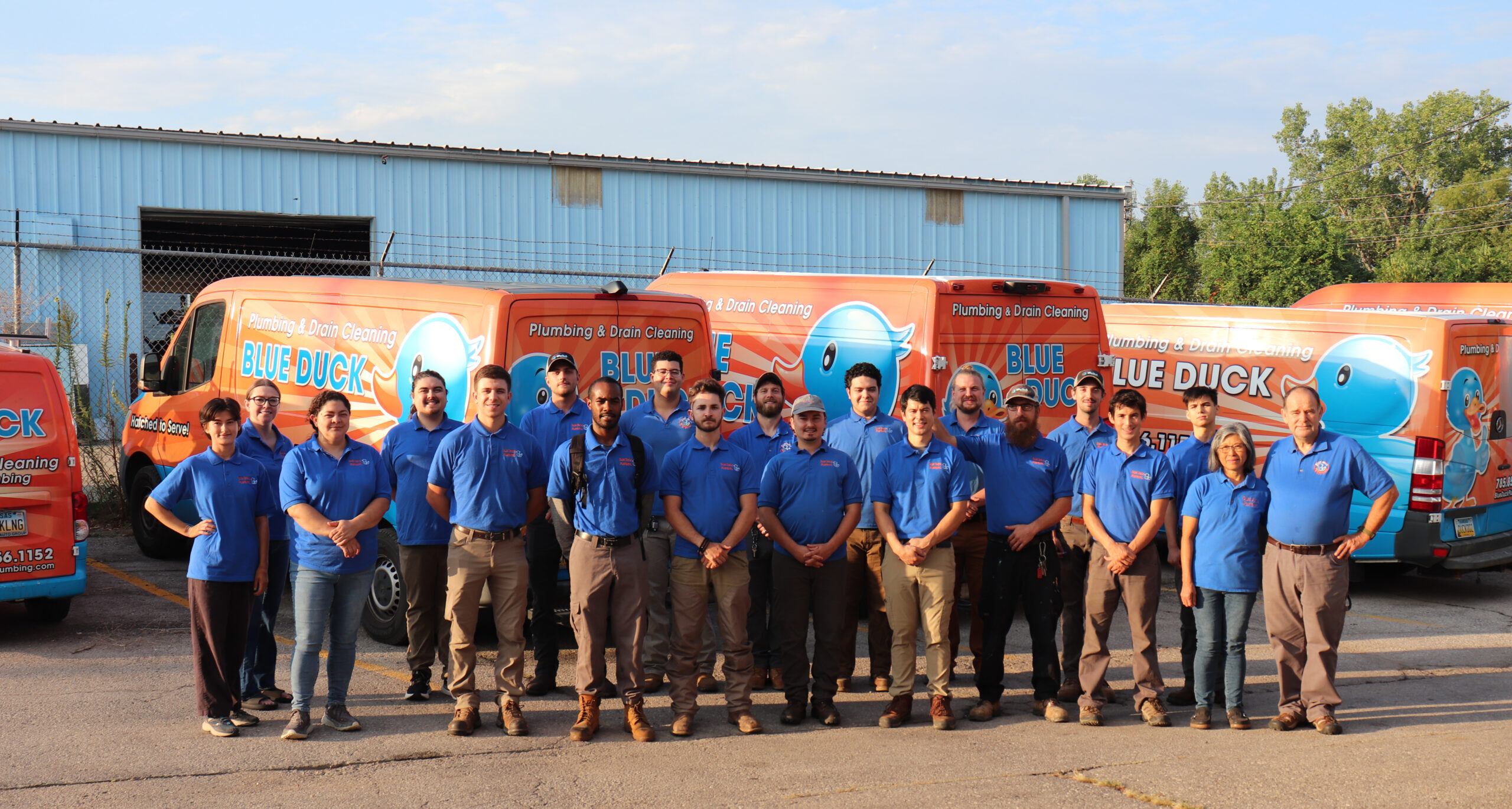 Blue Duck Plumbing's 2025 Team