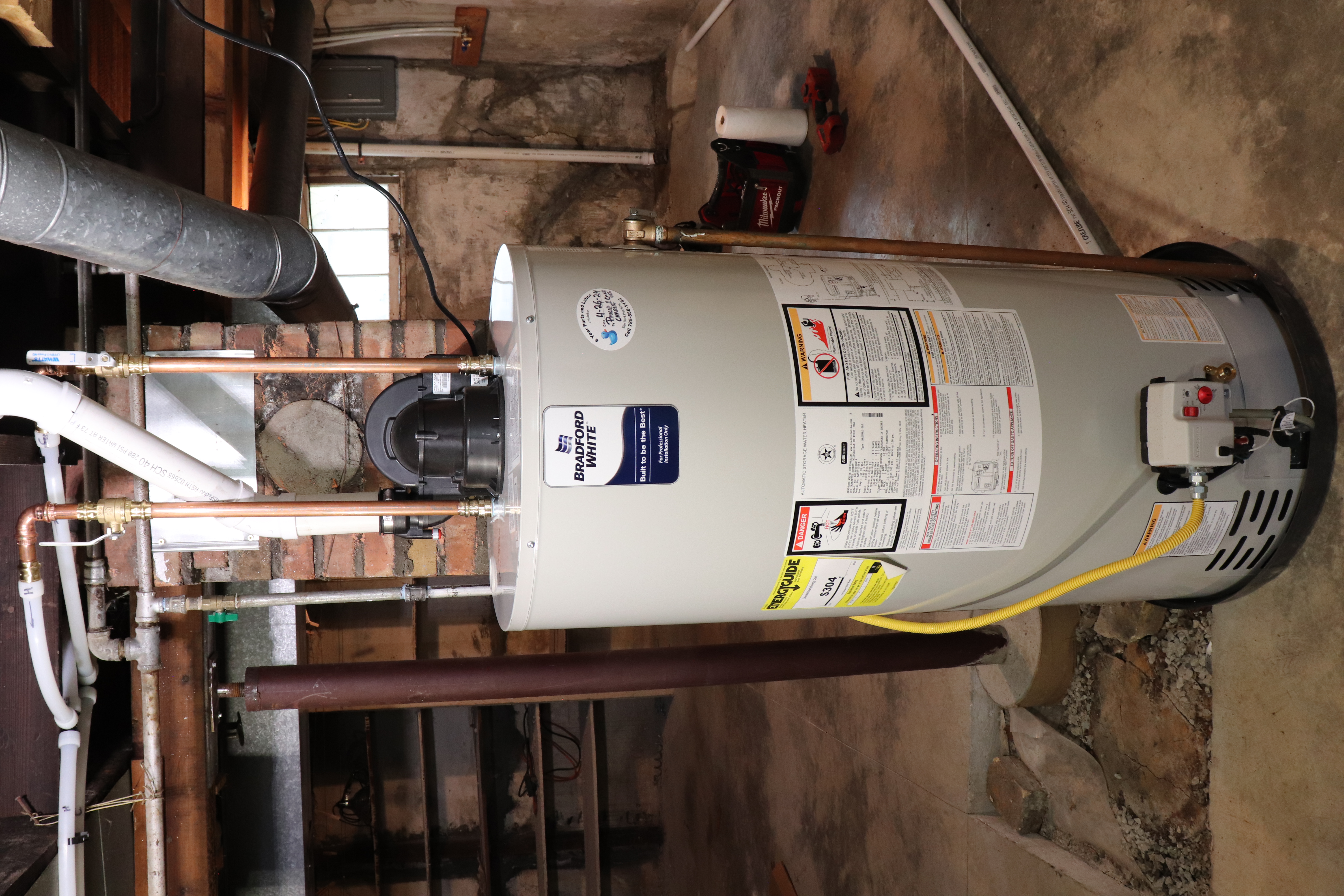 Brand new water heater